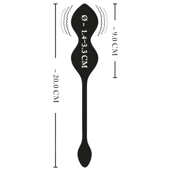 XOUXOU - Wireless Electro Pleasure Balls (Black)