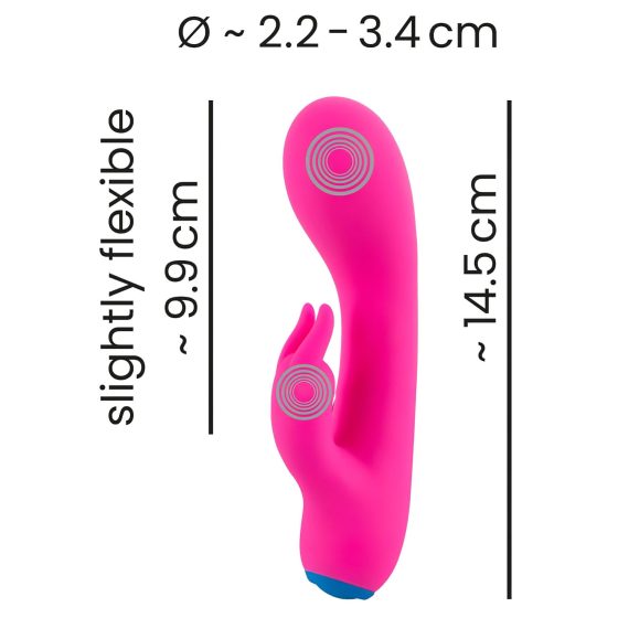 You2Toys - Rechargeable Waterproof Vibrator with Clitoral Arm (Pink)