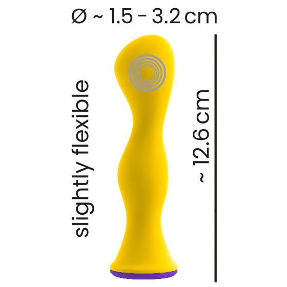 You2Toys - Rechargeable Waterproof Anal Vibrator (Yellow)