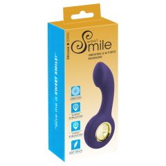 SMILE - Rechargeable G-Spot & P-Spot Vibrator (Purple)