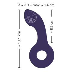 SMILE - Rechargeable G-Spot & P-Spot Vibrator (Purple)