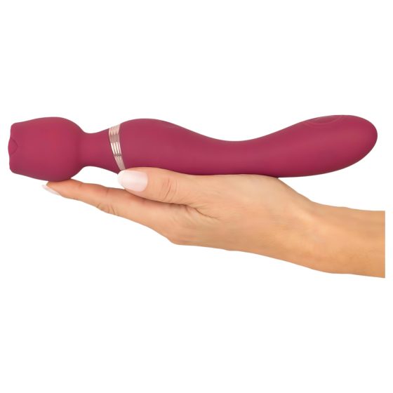 You2Toys Rosenrot - Rechargeable Rose Wand Vibrator (Red)