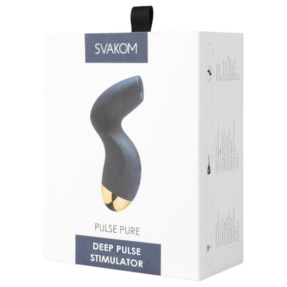 Svakom Pulse Pure - Rechargeable Air Pulse Clitoral Stimulator (Blue)
