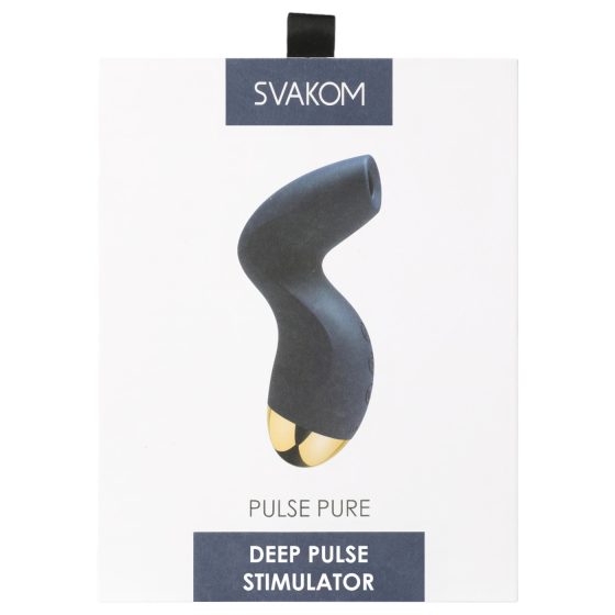 Svakom Pulse Pure - Rechargeable Air Pulse Clitoral Stimulator (Blue)