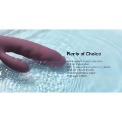   Svakom Avery - Rechargeable Thrusting Vibrator with Clitoral Arm (Purple)