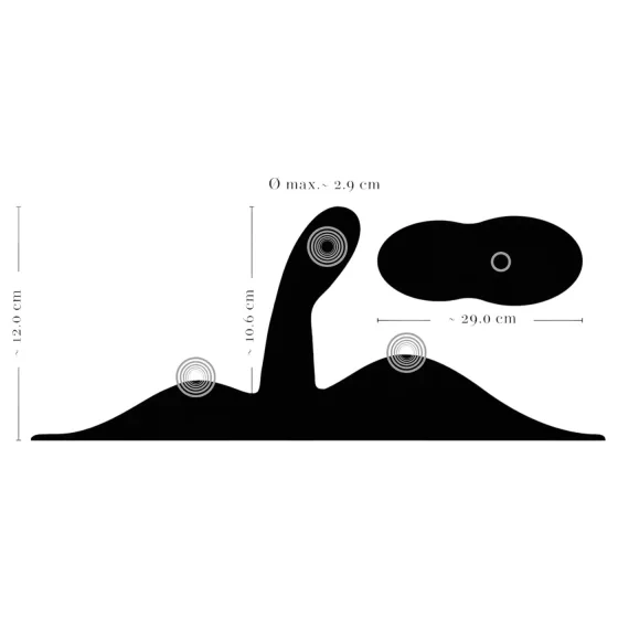 VibePad 3 - Wireless G-Spot Pillow Vibrator (Black)
