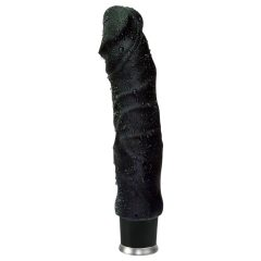 Nature Skin - Realistic Black Vibrator (22cm)