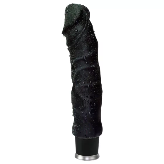 Nature Skin - Realistic Black Vibrator (22cm)