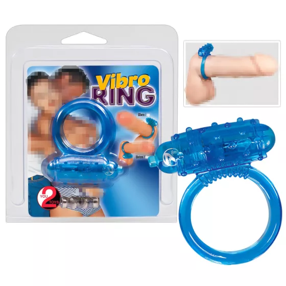 You2Toys - Silicone Vibrating Pleasure Ring (Blue)
