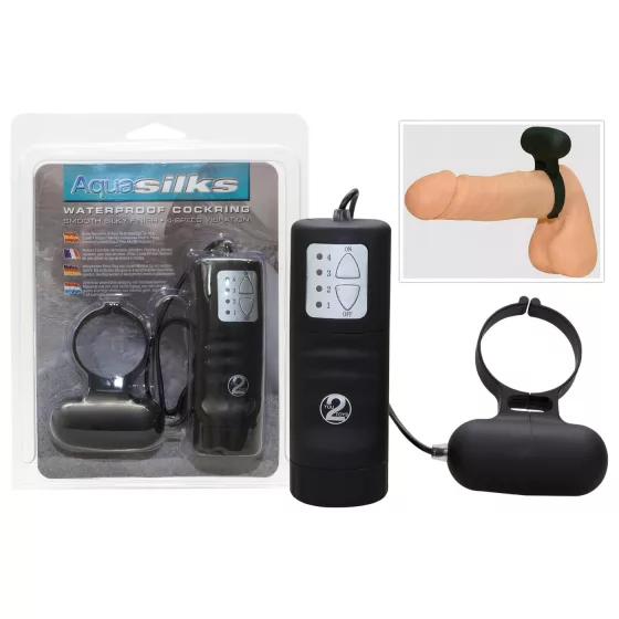 Black Vibrating Pleasure Ring