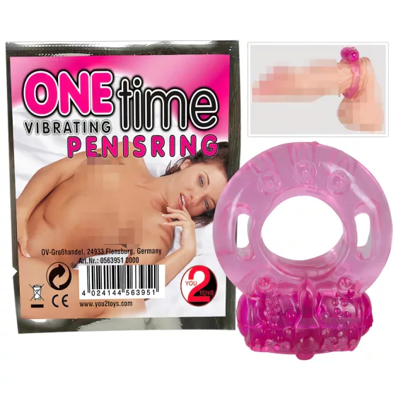 You2Toys - Single Vibration Ring (Pink)