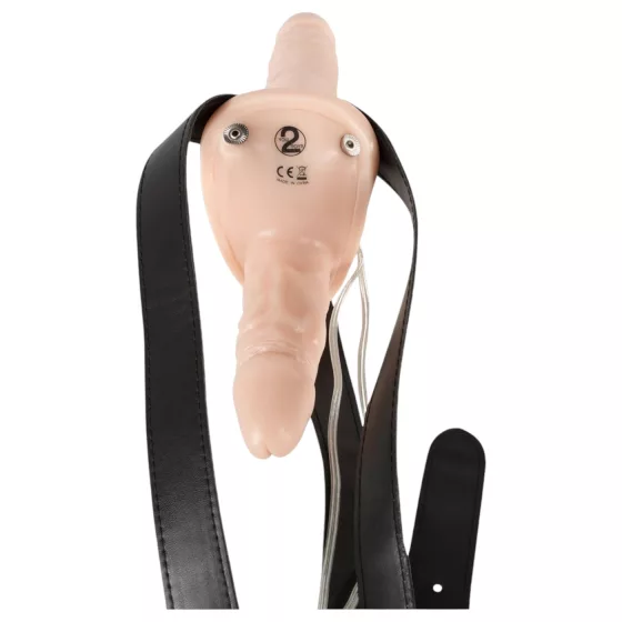 You2Toys - Strap-On Duo Vibrator - Natural