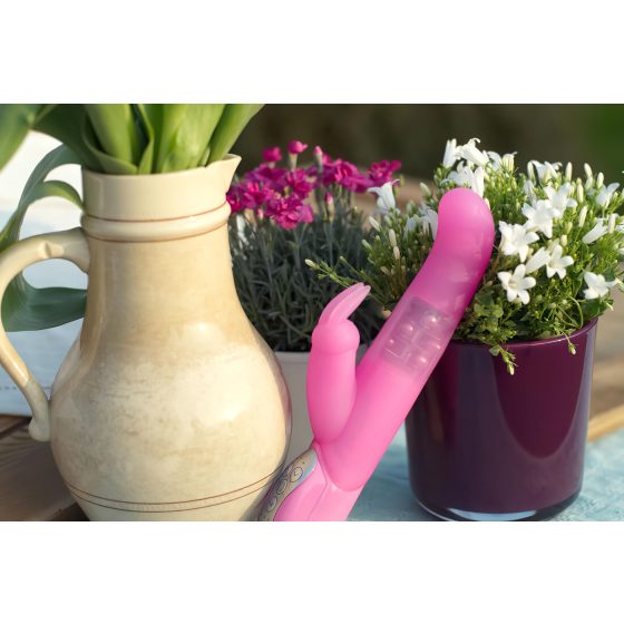 SMILE Pearly Bunny - Beaded Vibrator (Pink)