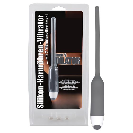 You2Toys - Silicone Vibrating Dilator (Gray, 6mm)