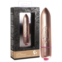 RO-80mm Mini Lipstick Vibrator (7 Speeds) - Gold