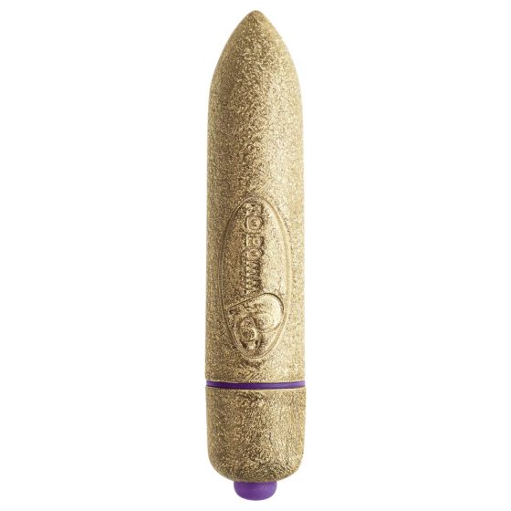 RO-80mm Mini Lipstick Vibrator (7 Speeds) - Gold