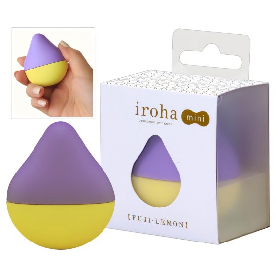 TENGA Iroha Mini - Compact Clitoral Vibrator (Purple-Yellow)