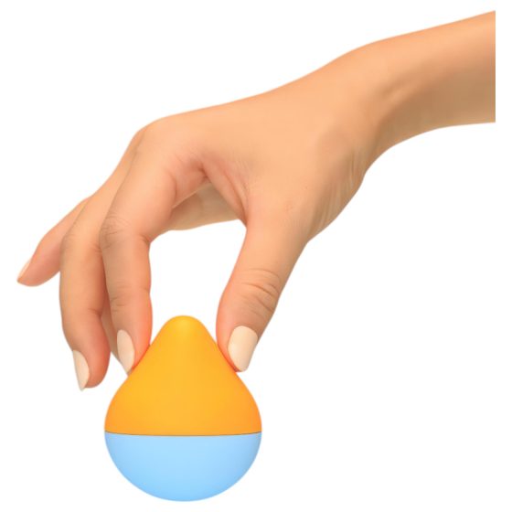 TENGA Iroha Mini - Compact Clitoral Vibrator (Orange-Blue)