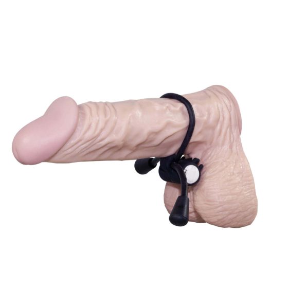 You2Toys - Adjustable silicone vibrating penis ring (black)