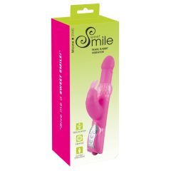 SMILE Pearly Rabbit - Beaded Vibrator (Pink)