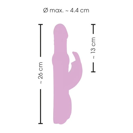 SMILE Pearly Rabbit - Beaded Vibrator (Pink)