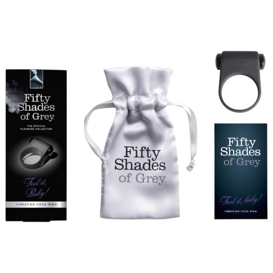 Fifty Shades of Grey - Vibrating Penis Ring (Black)