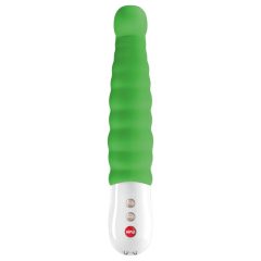   Fun Factory G5 - Rechargeable, Waterproof Ribbed G-Spot Vibrator (Green)