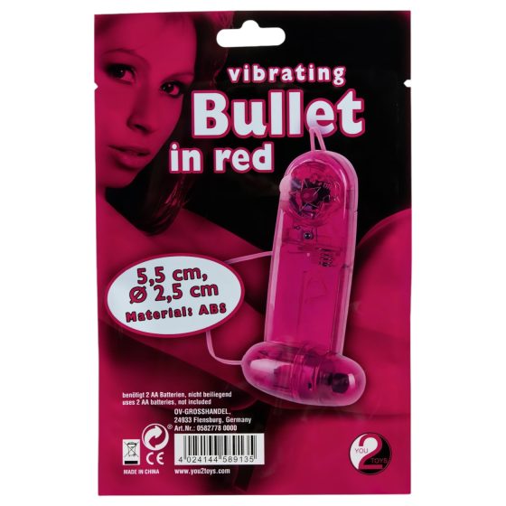 You2Toys - Red Vibro-Egg
