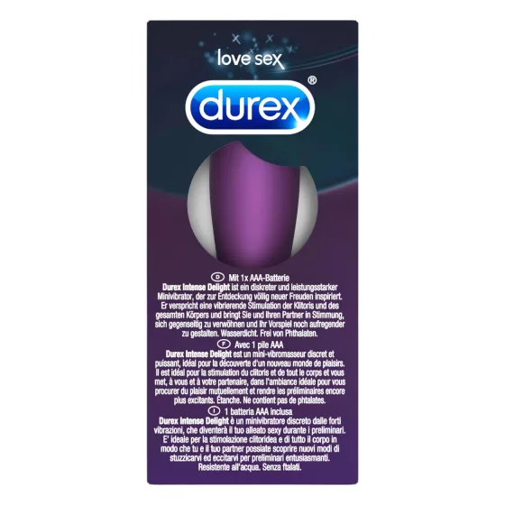 Durex Intense Delight Bullet - Mini Vibrator (Purple)