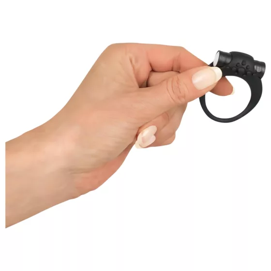 SMILE Stayer - Vibrating Ring for Men (Black)