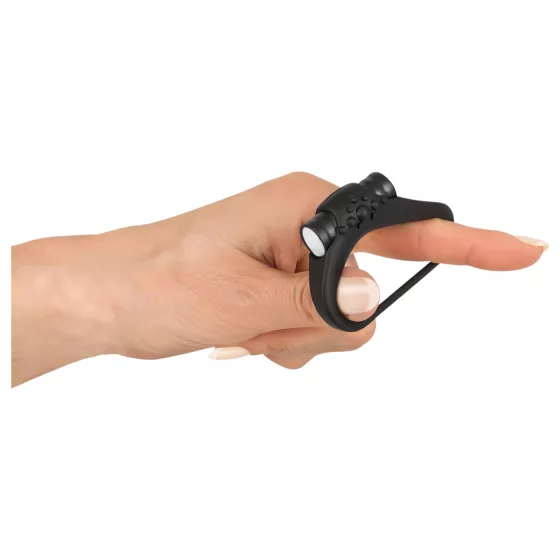 SMILE Stayer - Vibrating Ring for Men (Black)