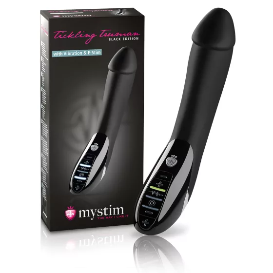 mystim Tickling Truman - Electro-Stimulating Vibrator (Black)
