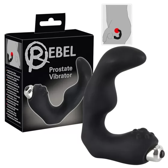 Rebel - Curved Prostate Vibrator (Black)