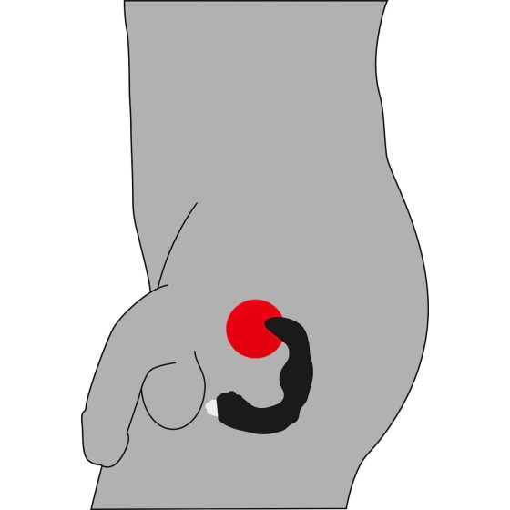 Rebel - Curved Prostate Vibrator (Black)