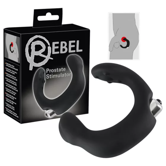 Rebel - Curved Prostate Massager (Black)