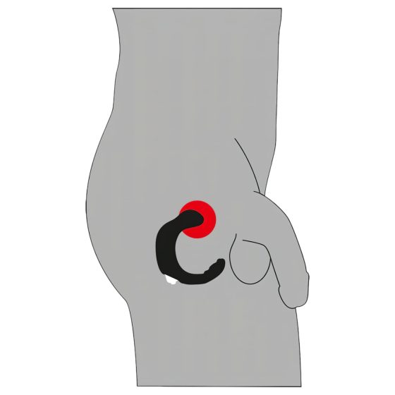 Rebel - Curved Prostate Massager (Black)