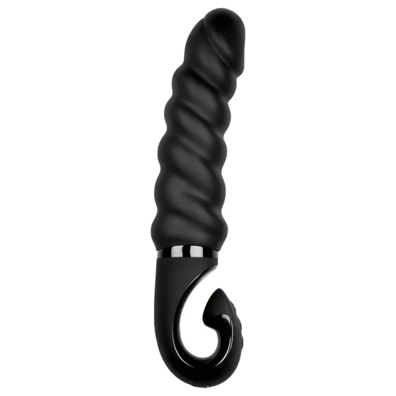 Gvibe G-jack 2: Rechargeable, Waterproof Silicone Vibrator (Black)