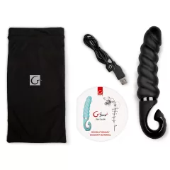   Gvibe G-jack 2: Rechargeable, Waterproof Silicone Vibrator (Black)