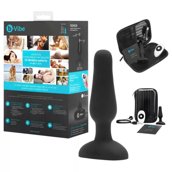b-Vibe Novice - Beginner Anal Vibrator (Black)
