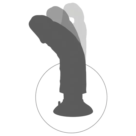 King Cock 10 Suction Cup Vibrator (10) - Natural"
