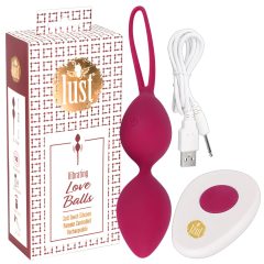  Lust - Rechargeable Wireless Vibrating Kegel Ball (Blackberry)