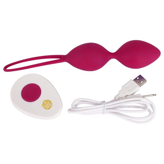 Lust - Rechargeable Wireless Vibrating Kegel Ball (Blackberry)