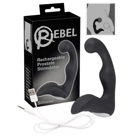 Rebel - Rechargeable Prostate Massager (Black)
