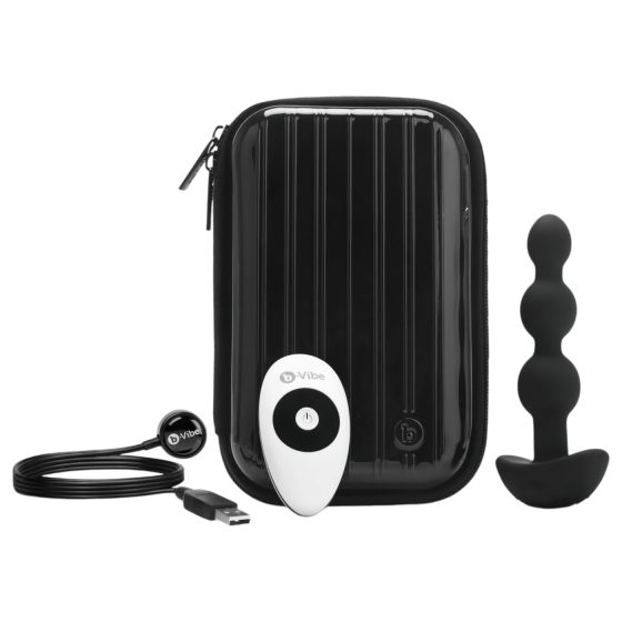 b-Vibe - Triple Bead Rechargeable Anal Vibrator (Black)
