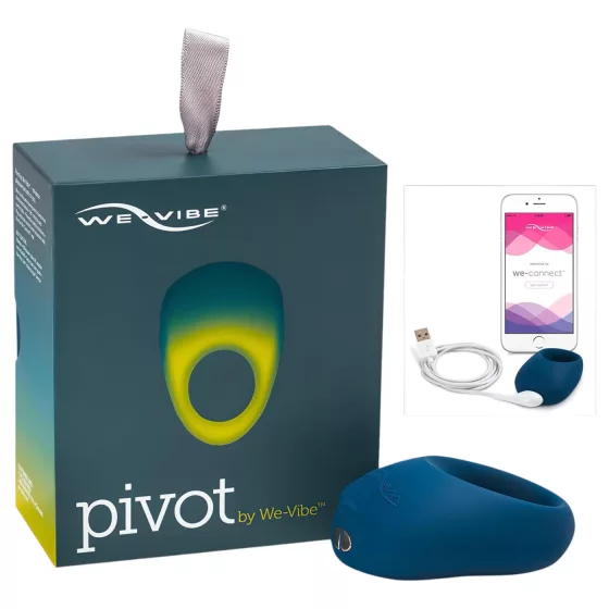 We-Vibe Pivot - Rechargeable Vibrating Ring (Midnight Blue)