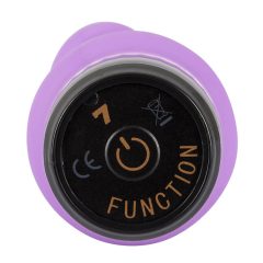 Authentic Lotus - silicone vibrator (purple)