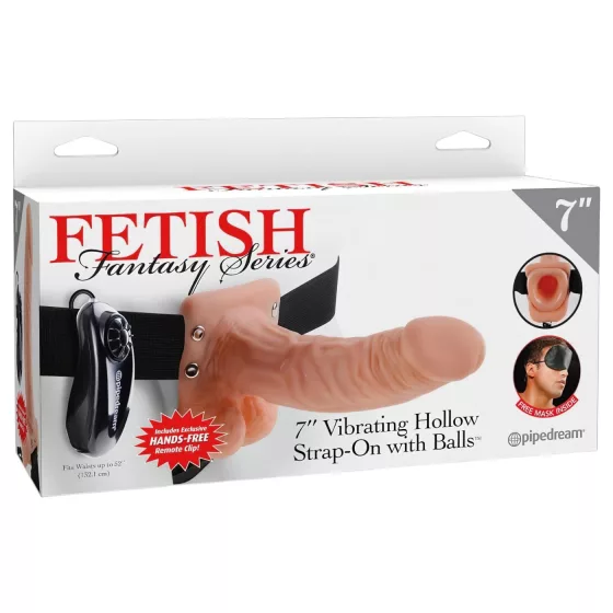 Pipedream - Fetish Strap-on 7 - strap-on vibrator (flesh-coloured)