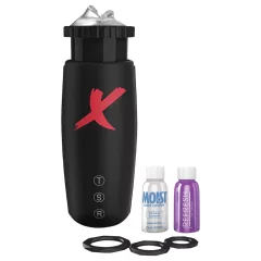   PDX Moto Bator - Vibrating Masturbator with Lifelike Lips (Black)