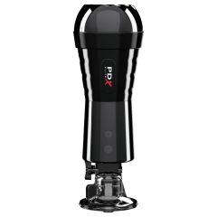   PDX Cock Compressor - Suction & Vibrating Masturbator (Black)