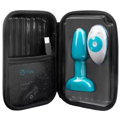 b-Vibe Rimming - Rotating Beaded Anal Vibrator (Turquoise)